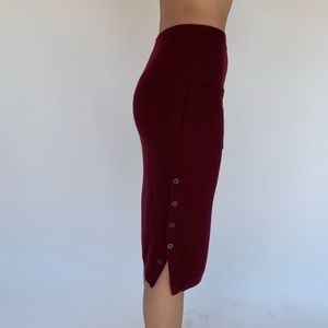 Sparrow Knee Length Sweater skirt